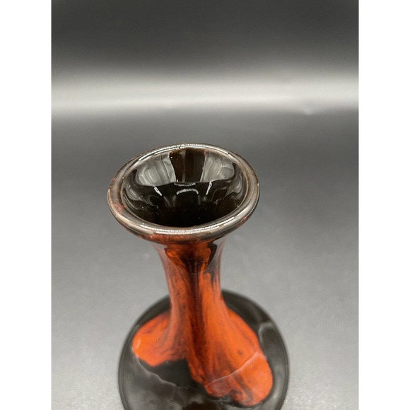 Jasper Alberta Drip Vase Sculptured Art Pottery Bud Vase 5” Vintage - Picture 4 of 8